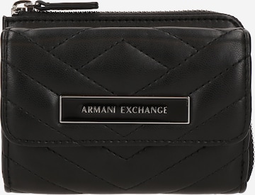 ARMANI EXCHANGE Wallet in Black: front