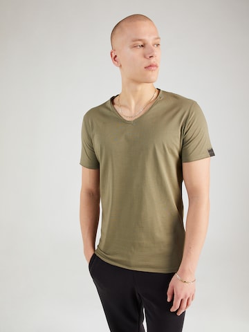 T-Shirt REPLAY en vert : devant