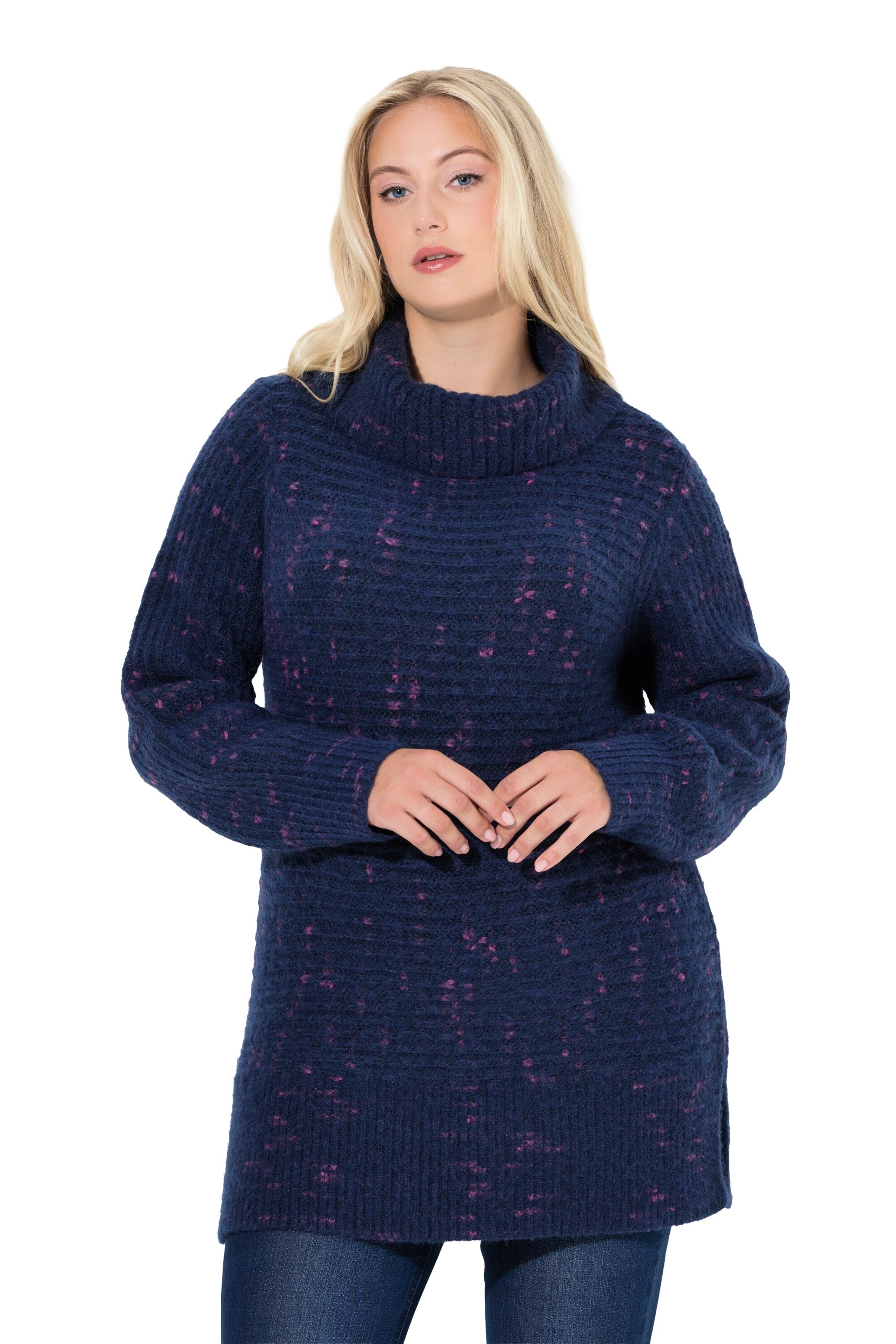 Ulla Popken Sweater in Blue: front