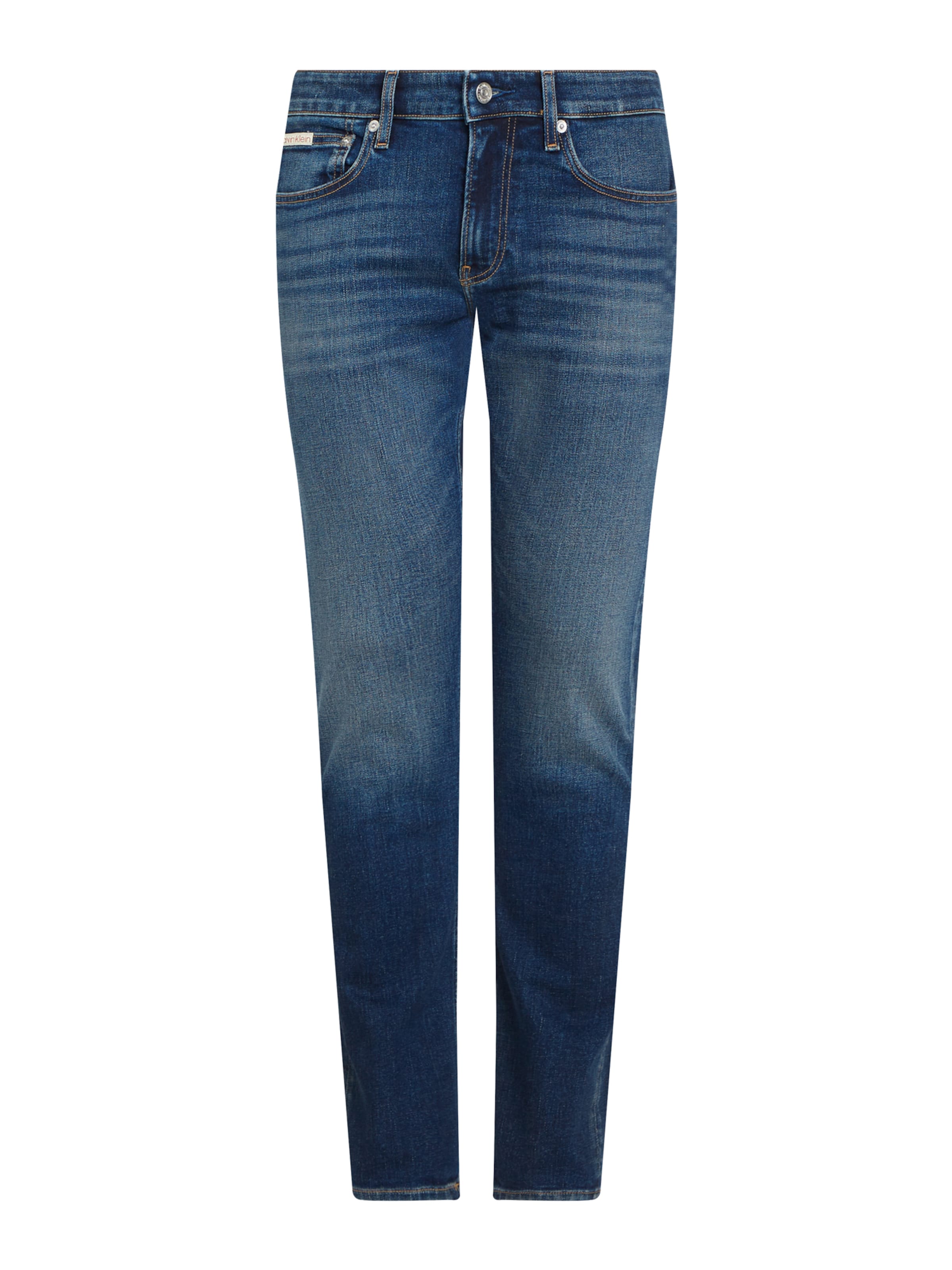 Calvin Klein Jeans Slimfit Jeans 'SLIM' in Blau: Vorderseite
