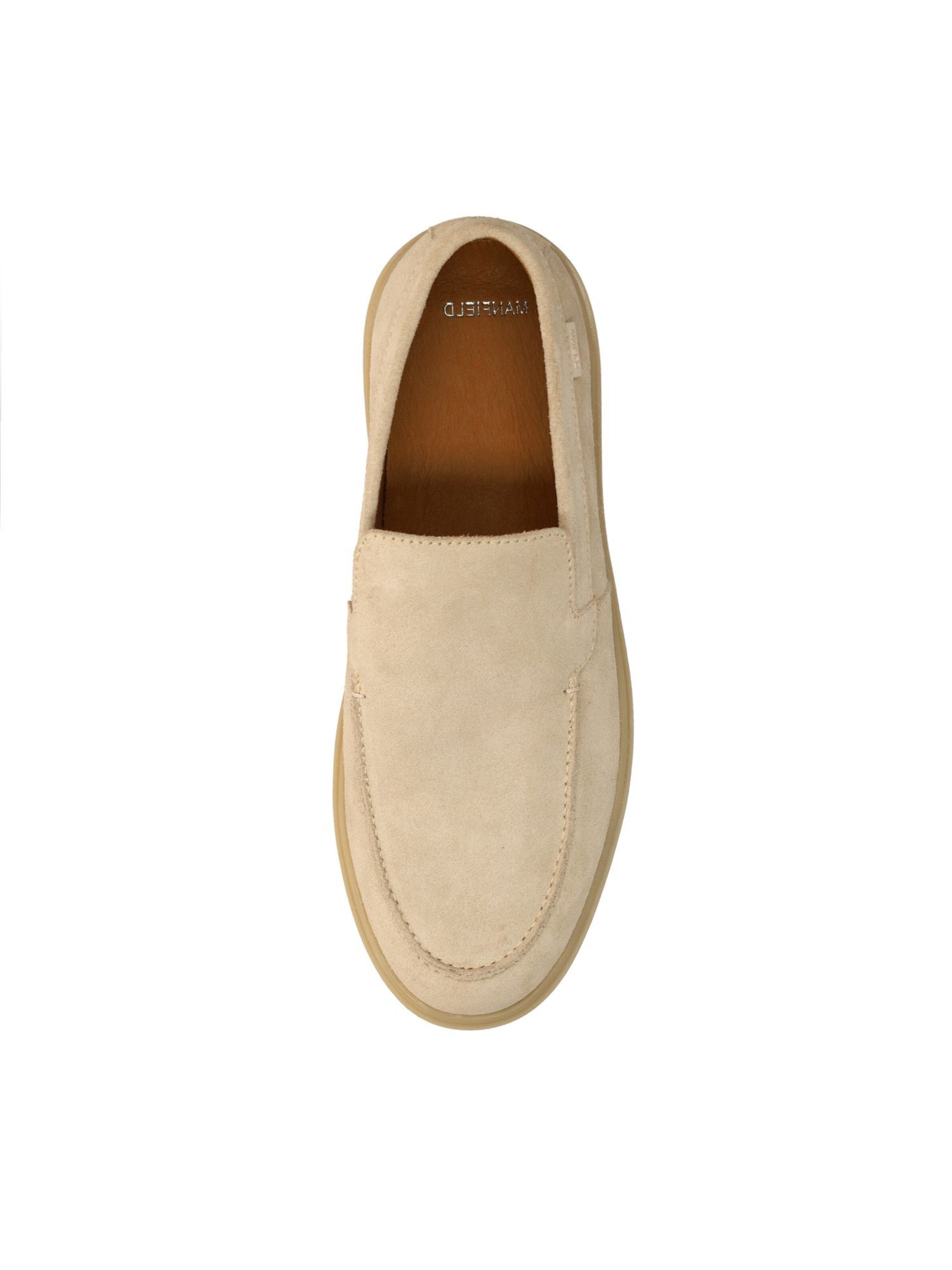 MANFIELD Classic Flats in Beige