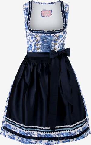 STOCKERPOINT Dirndl 'Nikola' in Blauw: voorkant