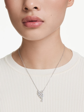 Swarovski Lánc - ezüst: elől
