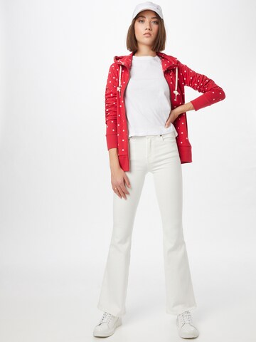 Ragwear Sweatvest 'PAYA DOTS' in Rood