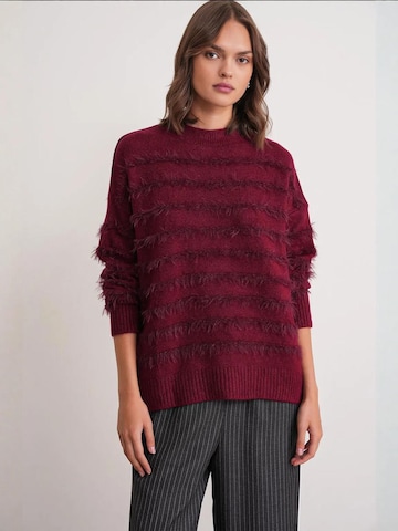 Pullover di MixRay in rosso: frontale