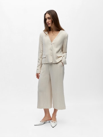 OBJECT - Pierna ancha Pantalón 'OBJSanne' en beige