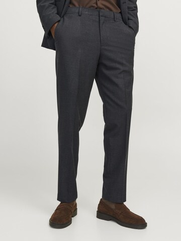 JACK & JONES Regular Bandplooibroek 'RBUSHWICK' in Grijs: voorkant