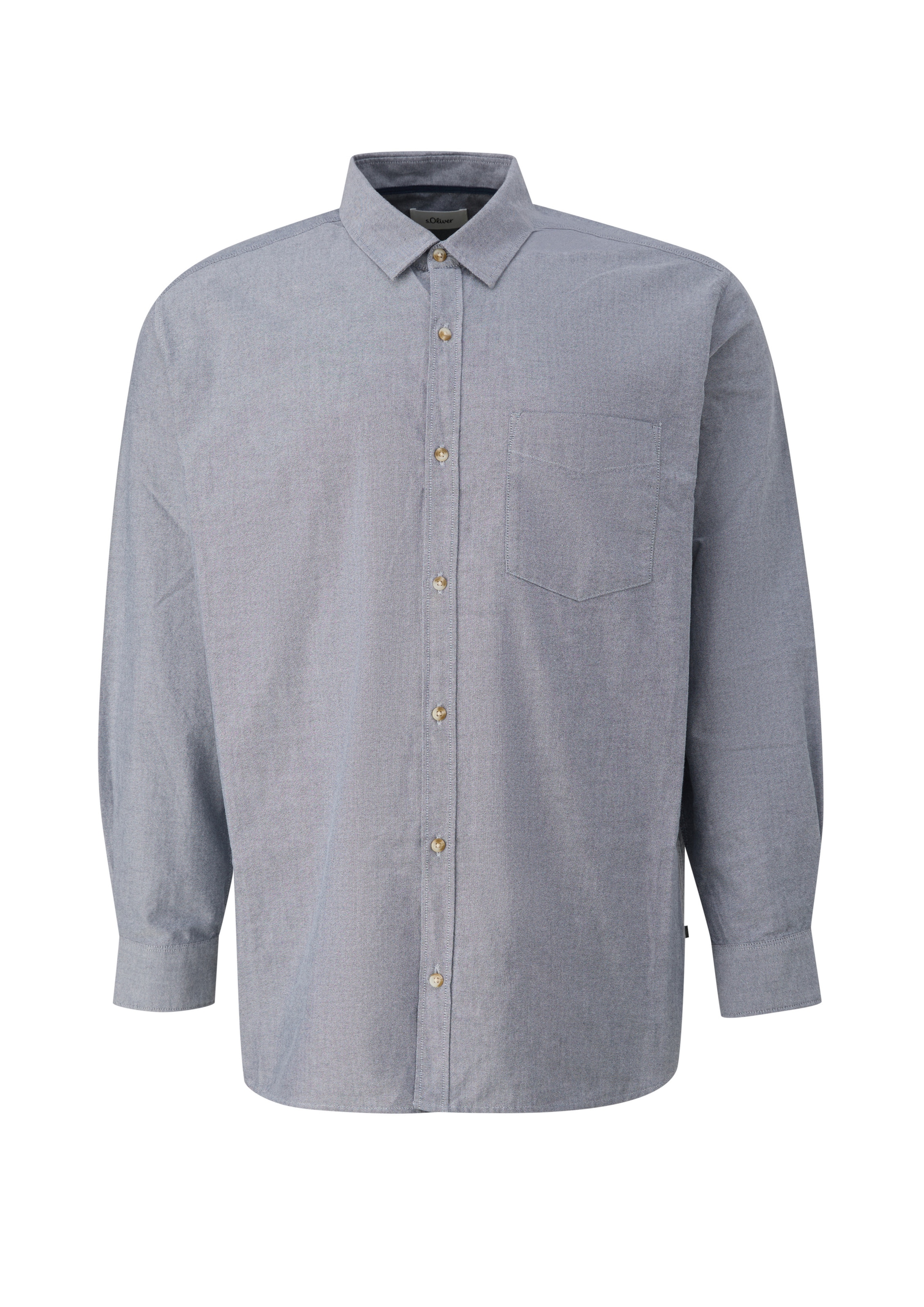 Coupe regular Chemise s.Oliver en bleu : devant