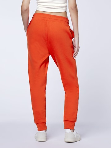 CHIEMSEE Tapered Pants in Orange