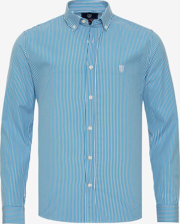 Jimmy Sanders Slim fit Button Up Shirt in White: front