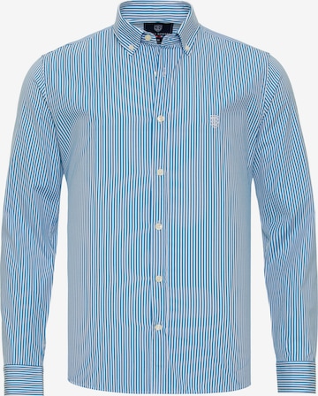 Jimmy Sanders Slim fit Button Up Shirt in White: front