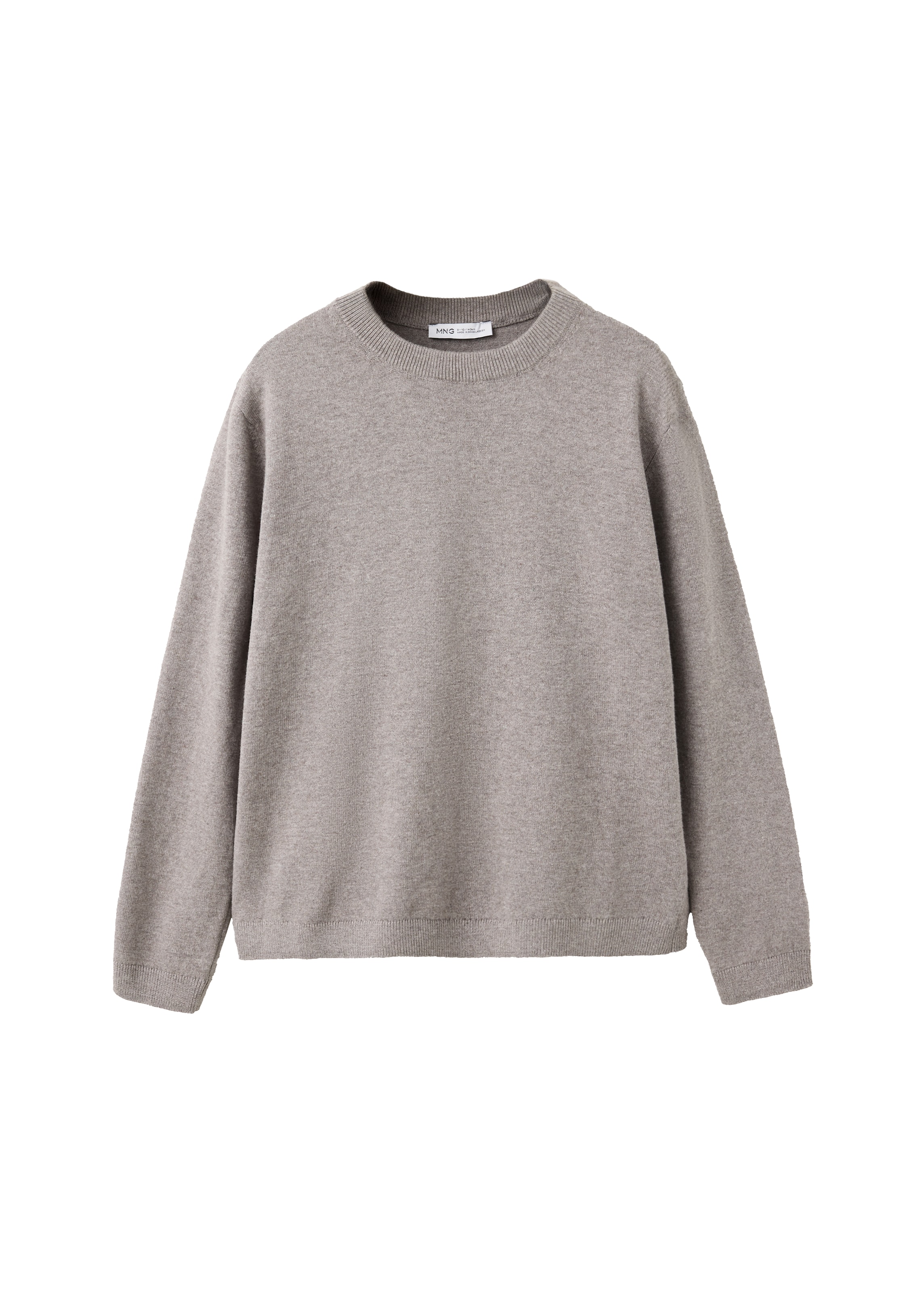 MANGO KIDS Sweater 'HUGO' in Grey: front
