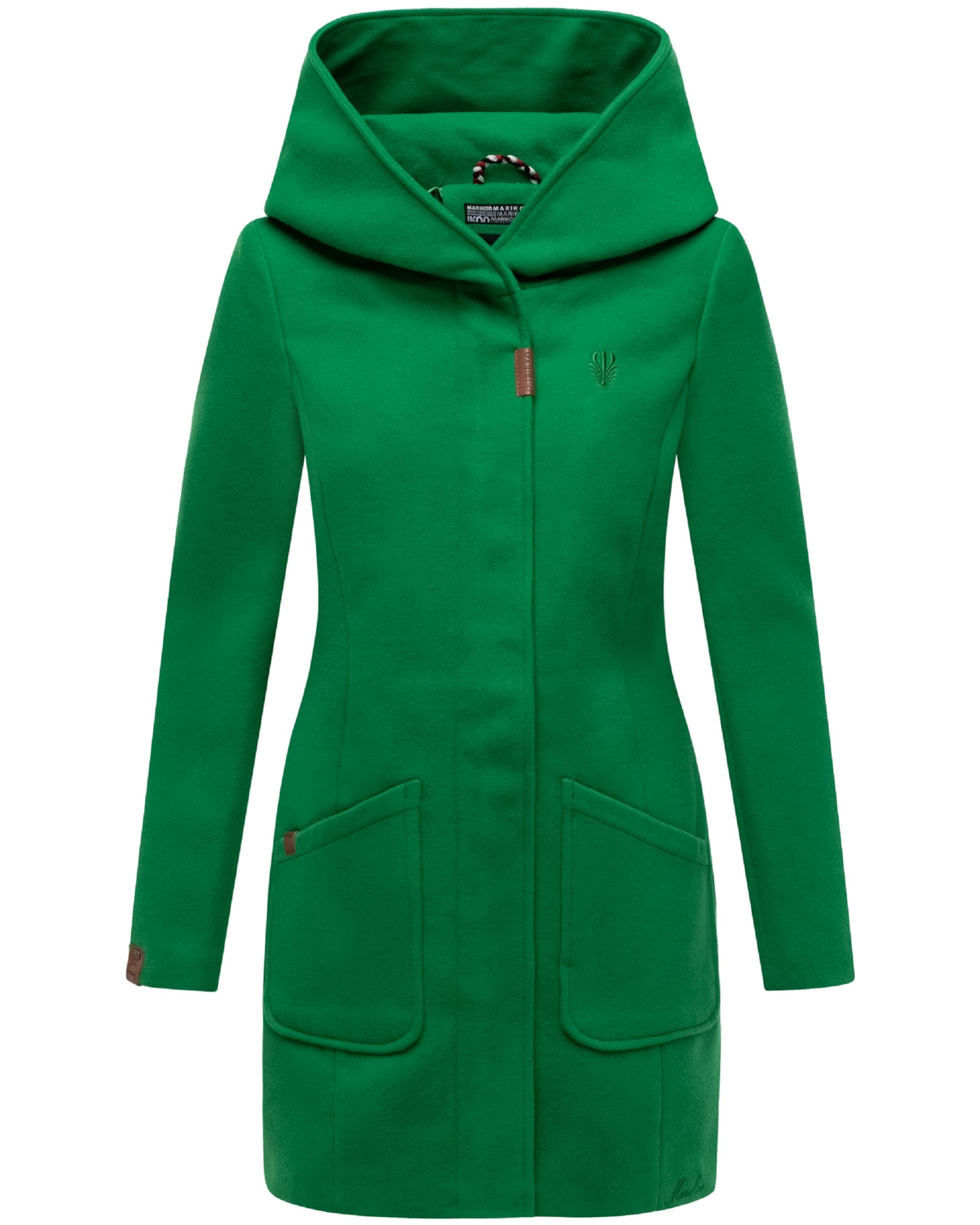 MARIKOO Преходно палто 'Maikoo' в зелено: отпред