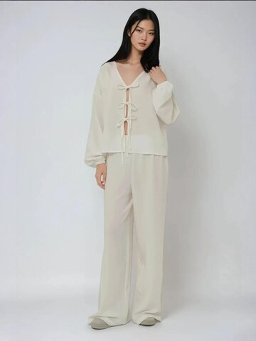 Hiccup Wide leg Broek in Wit