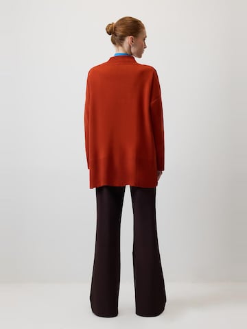 Touche Prive Gebreid vest in Rood