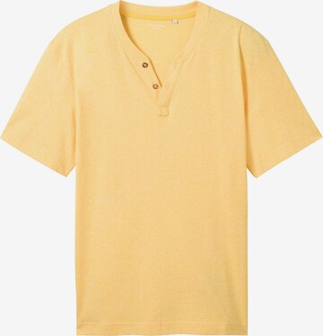 T-Shirt TOM TAILOR en jaune : devant