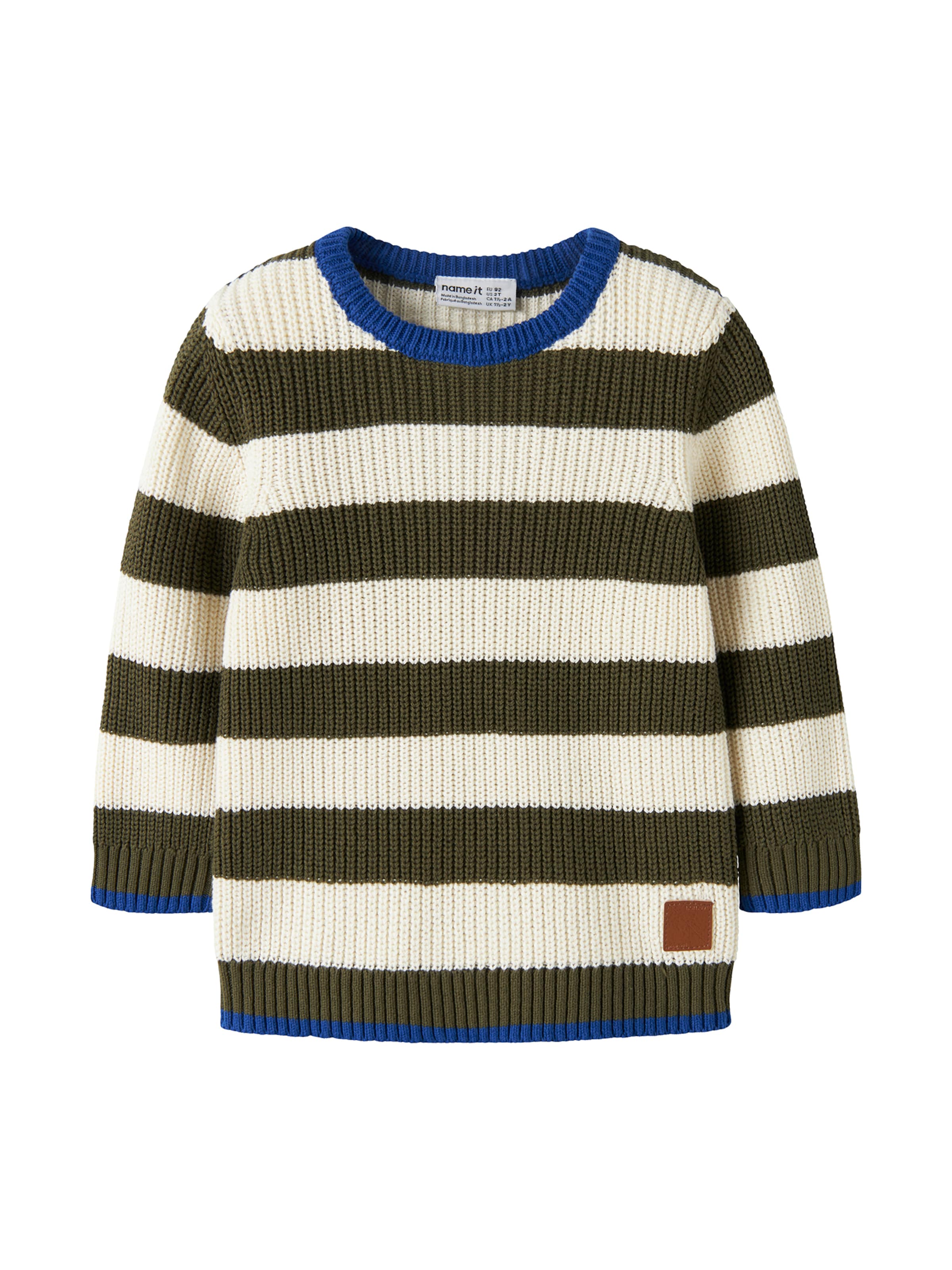 NAME IT Sweater 'NMMNEREUS' in Green: front