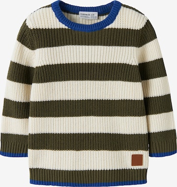 NAME IT Sweater 'NMMNEREUS' in Green: front
