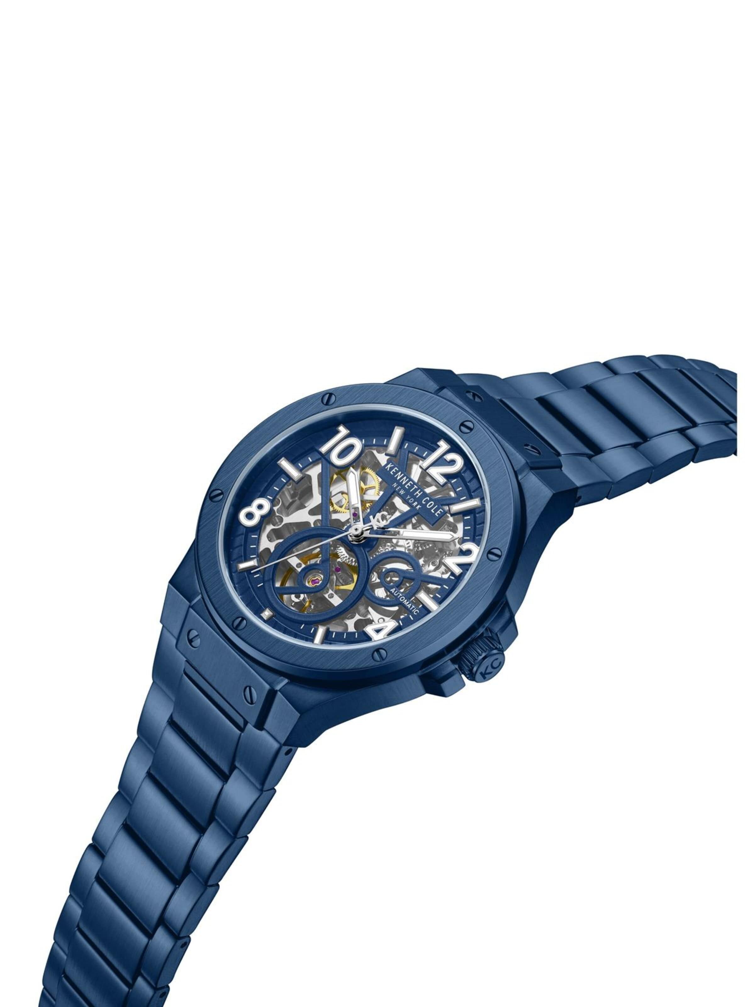 Kenneth Cole Analogové hodinky 'Automatic watch Grove' – modrá
