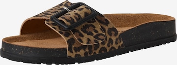 Mule Tamaris en marron : devant