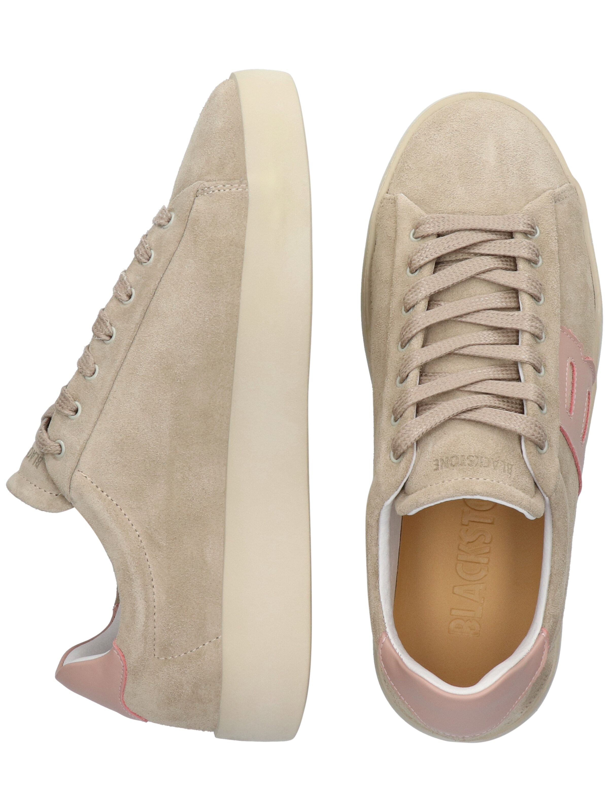 BLACKSTONE Låg sneaker 'Skarn Ray DL448' i beige