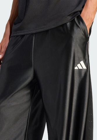 ADIDAS SPORTSWEAR Loose fit Sports trousers 'Stadium' in Black