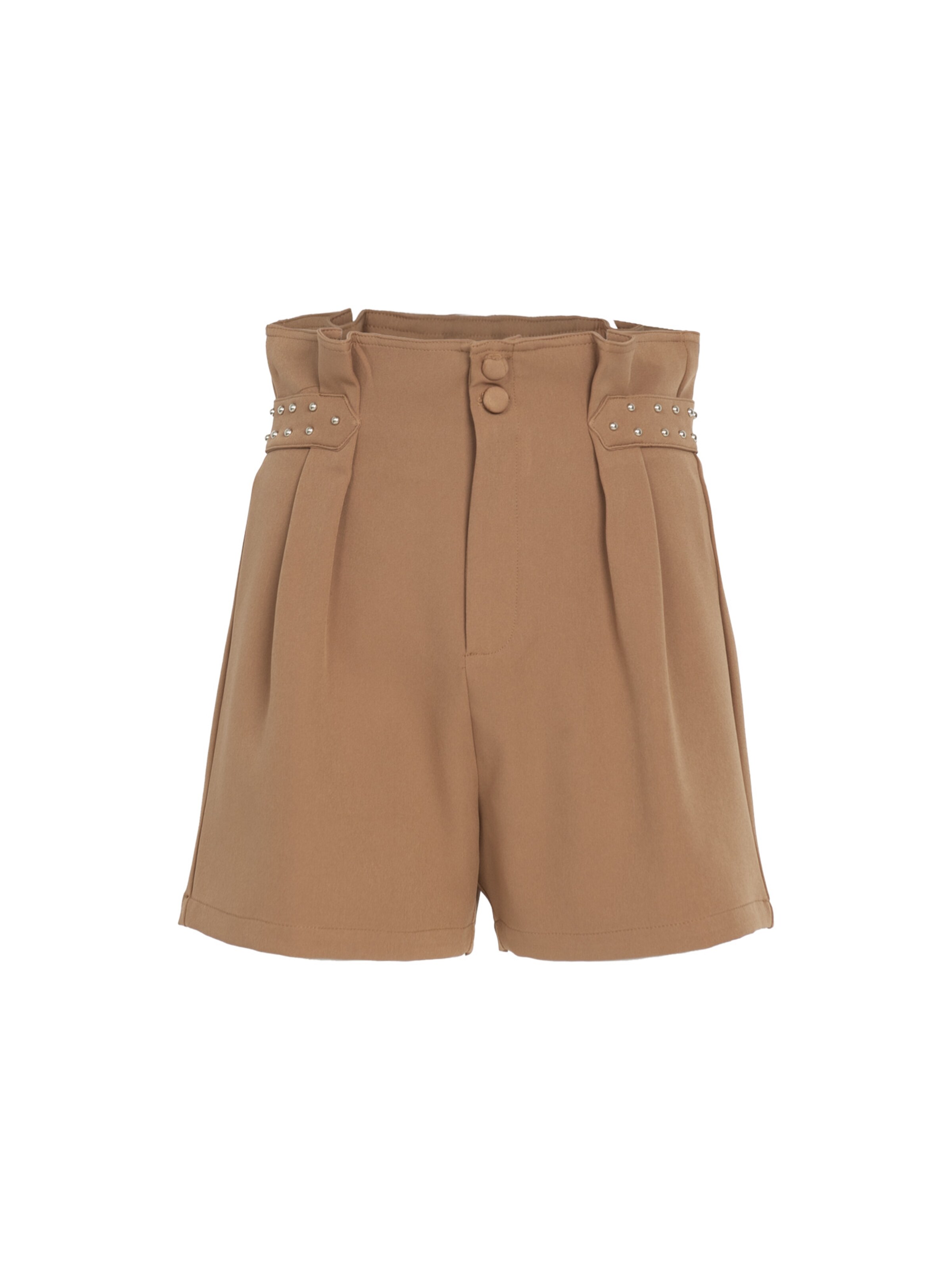 Influencer Loosefit Hose in Braun: Vorderseite