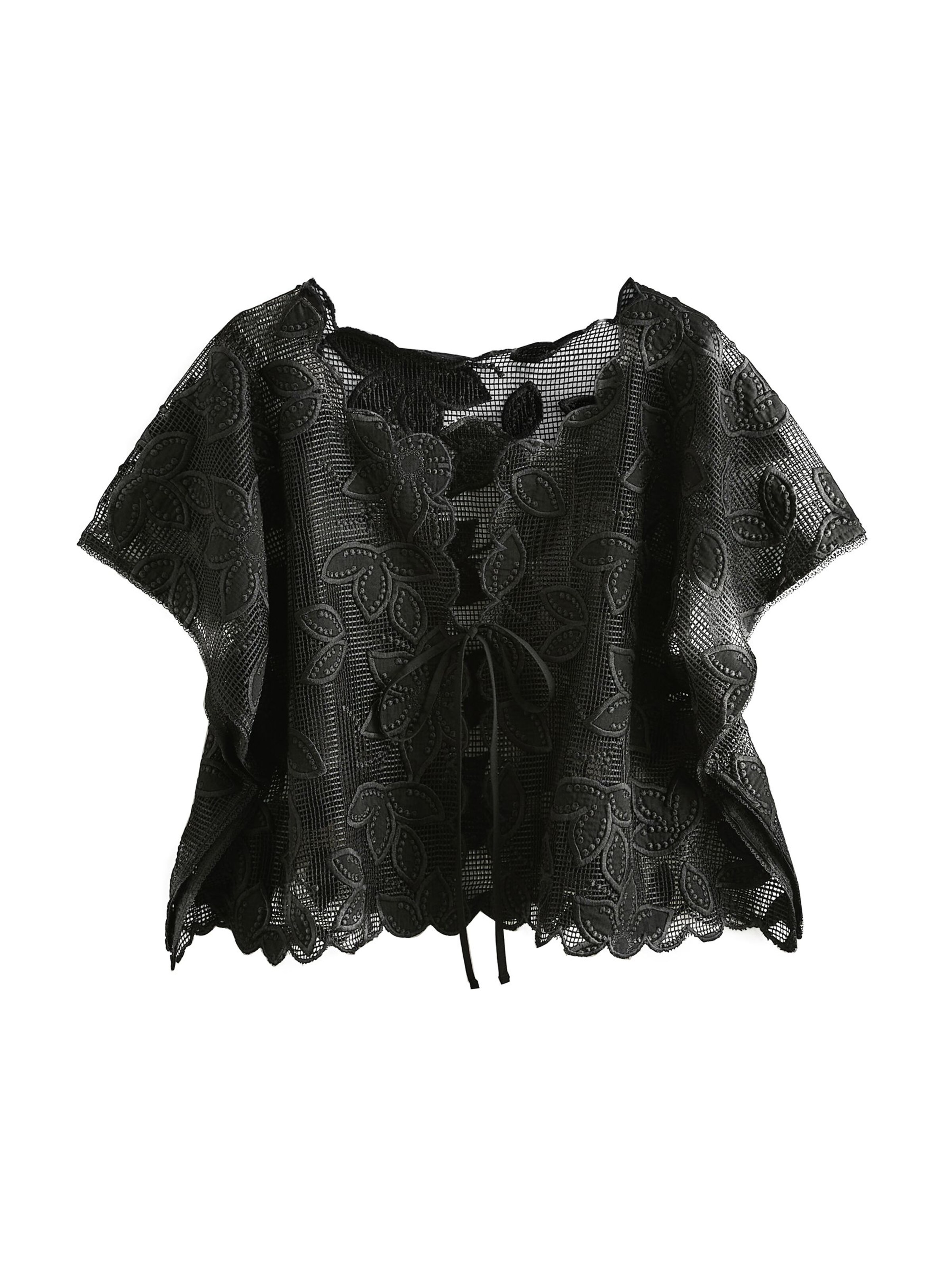 Boléro Next en noir : devant