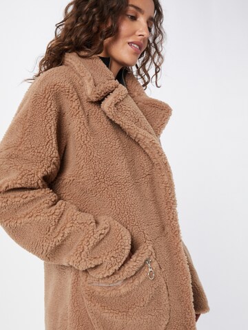 Missguided Winter Coat in Beige