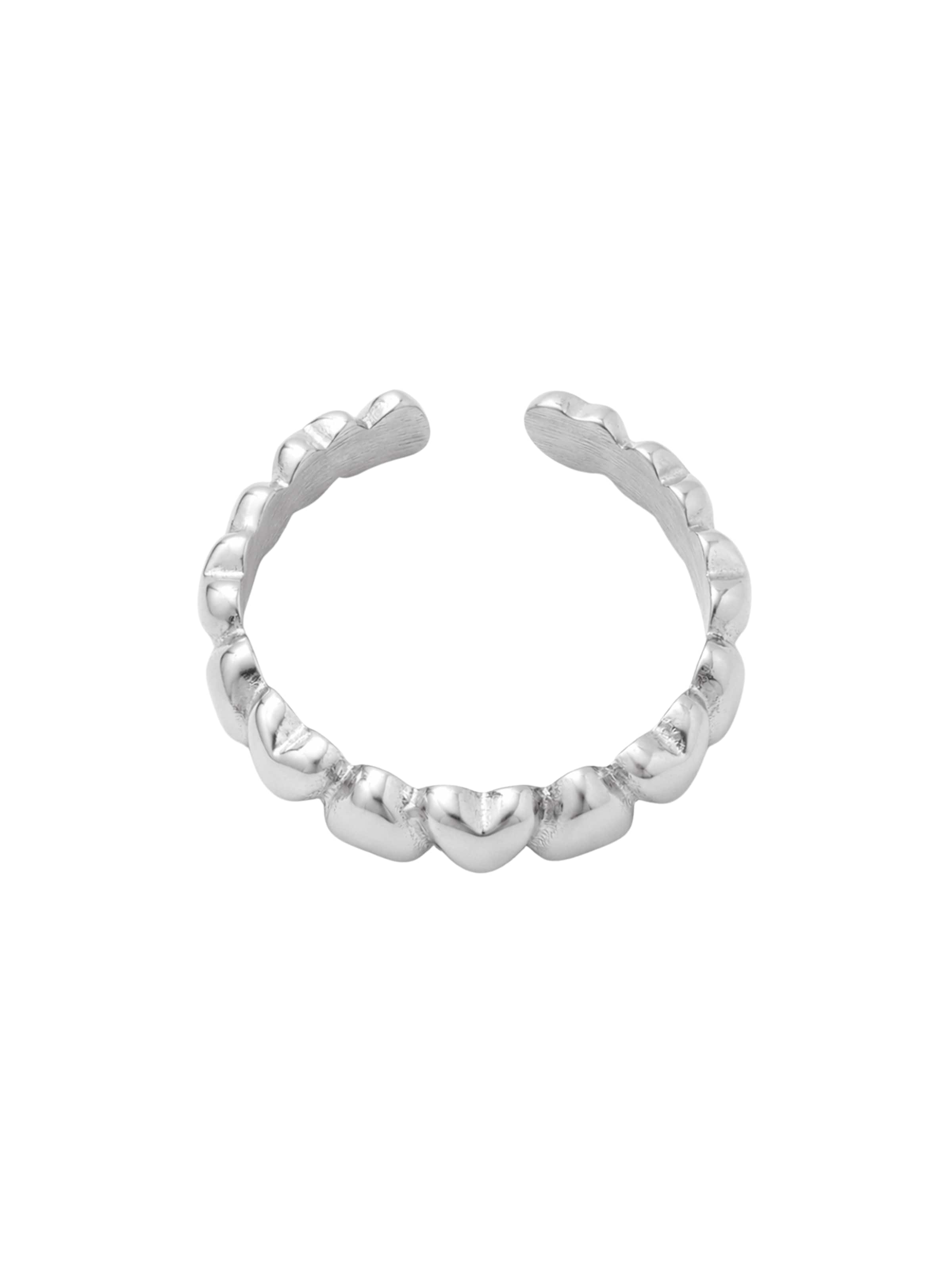lePelou Ring 'AMORA'‌‌‌‌‌‌‌ in Silber: Vorderseite