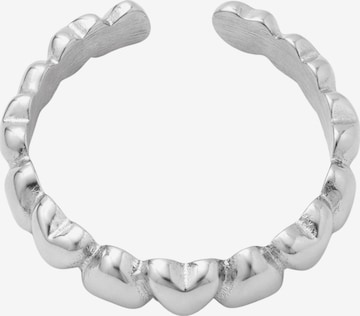 lePelou Ring 'AMORA' in Silber: Vorderseite