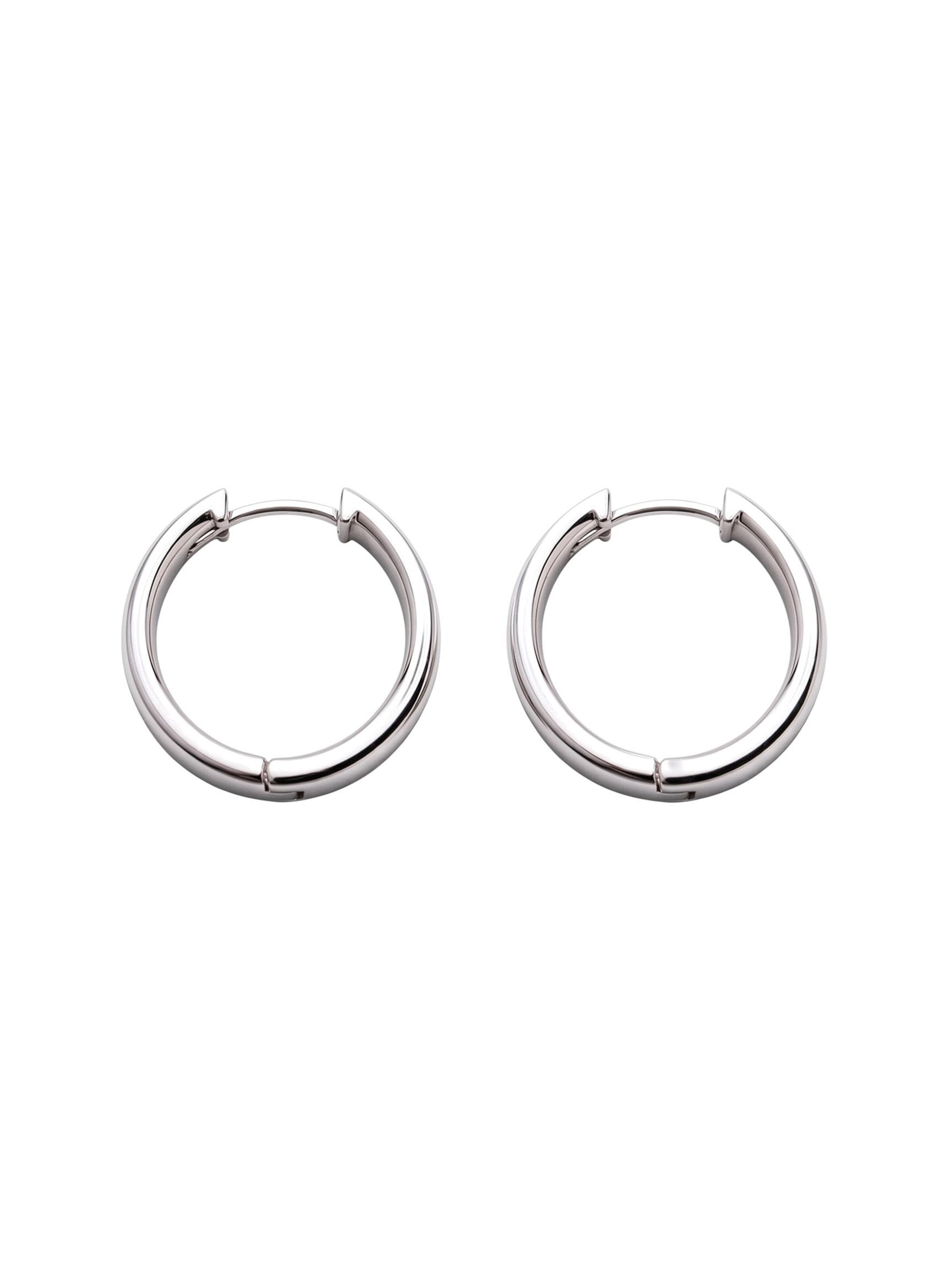Orecchini 'THE CLASSIC M' di REYTEL in argento: frontale