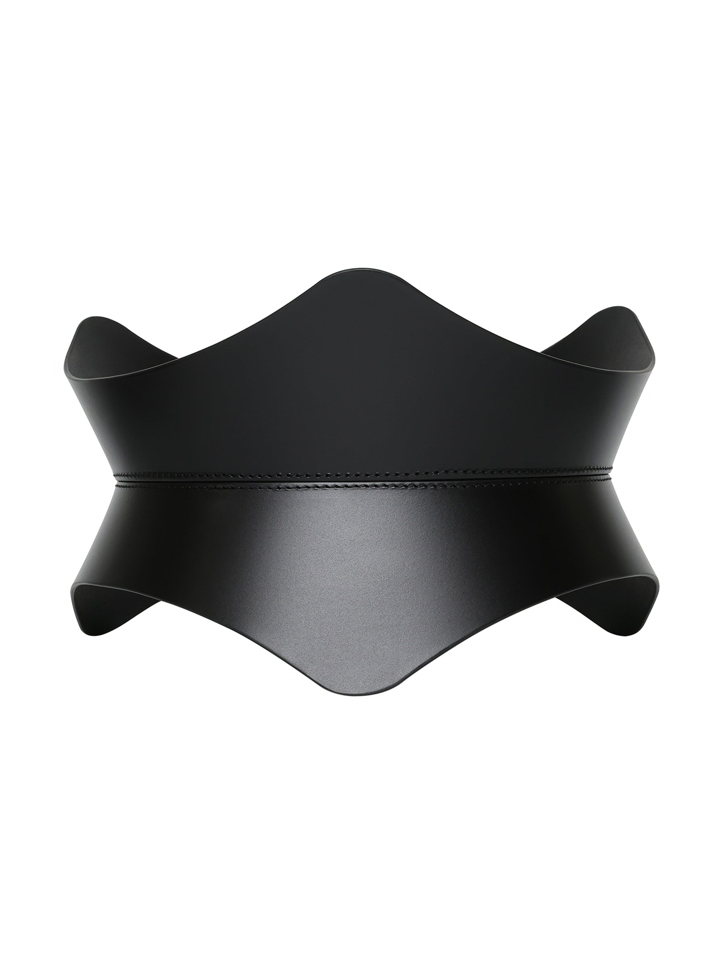 Haute Cuir Belt 'Soreen' in Black: front