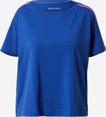 ESPRIT Functioneel shirt in Blauw: voorkant