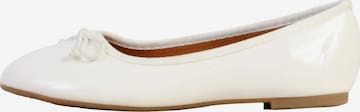 Ballerines POTI PATI en blanc : devant