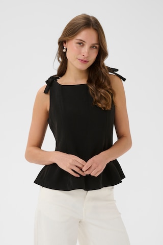 CULTURE Top 'CUnalina Clara' in Black: front