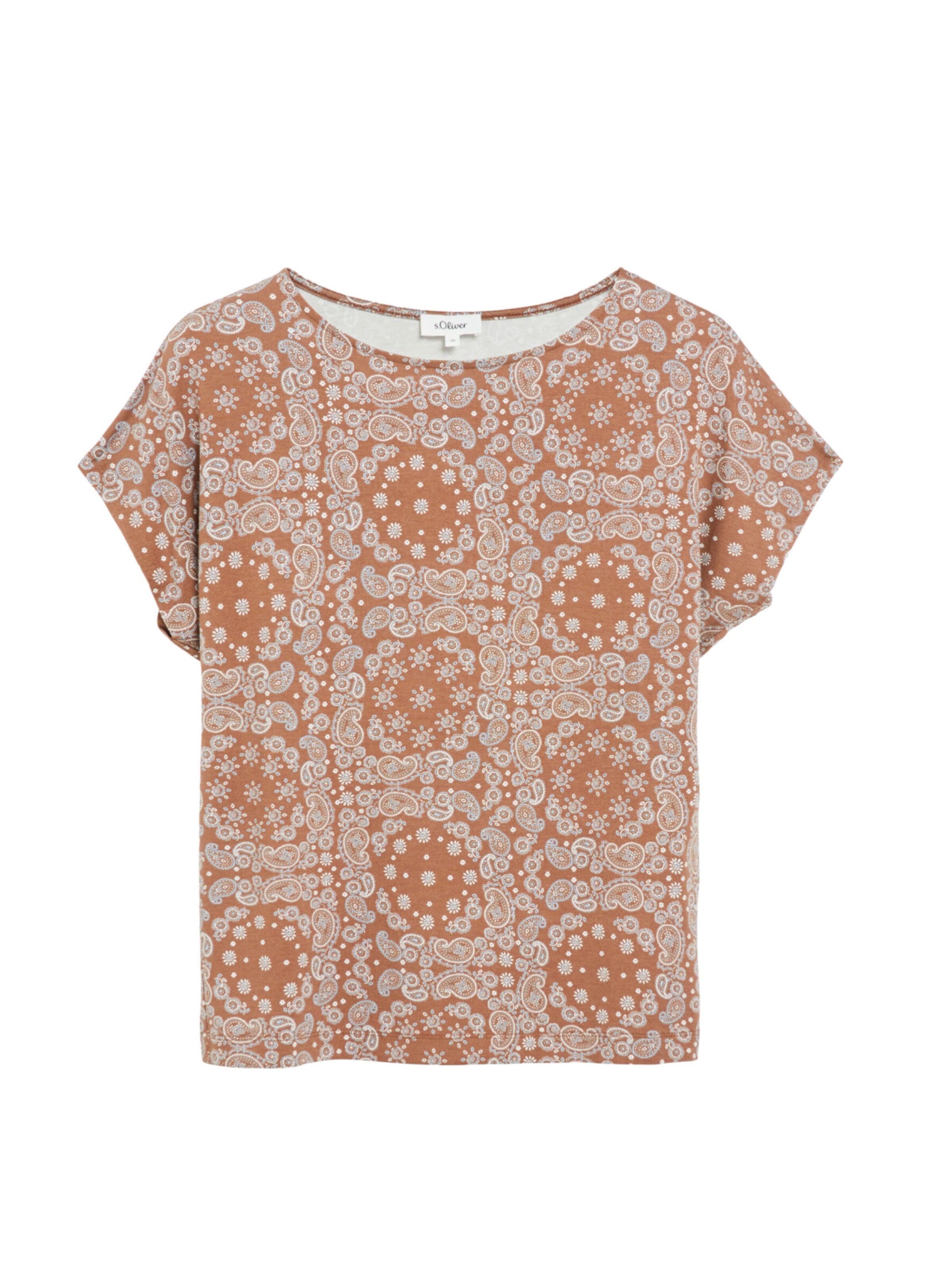 s.Oliver Shirt in XXXL in de kleur Bruin, Productweergave