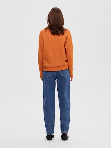 SELECTED FEMME Pullover 'Maline' i orange