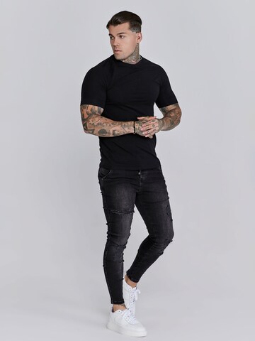 SikSilk Shirt in Black