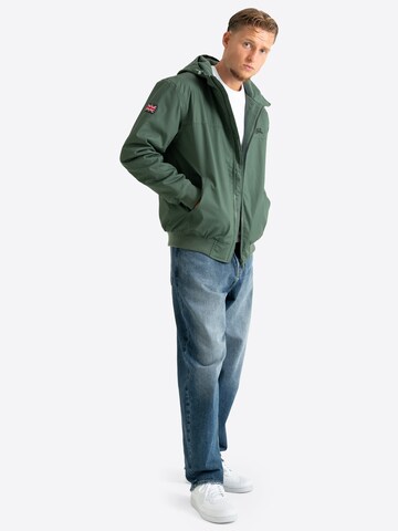 Veste d’hiver 'Dunster' LONSDALE en vert