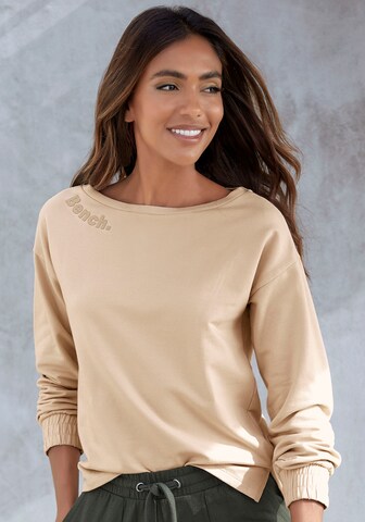 BENCH Sweatshirt in Beige: predná strana