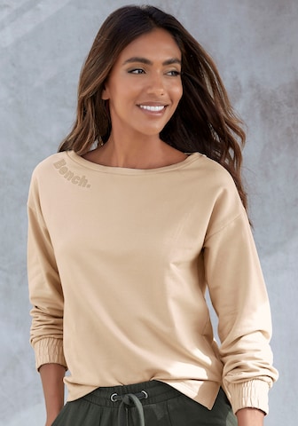 BENCH Sweatshirt in Beige: front