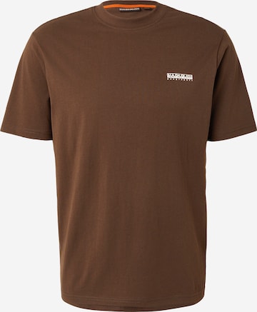 NAPAPIJRI T-Shirt in Braun: Vorderseite