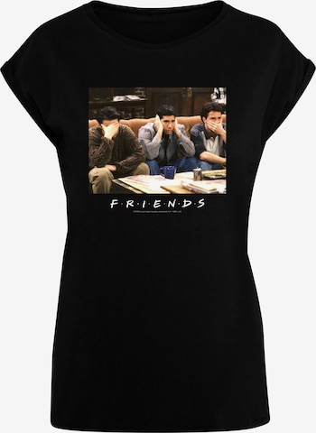 T-shirt 'Friends - Three Wise Guys' ABSOLUTE CULT en noir : devant