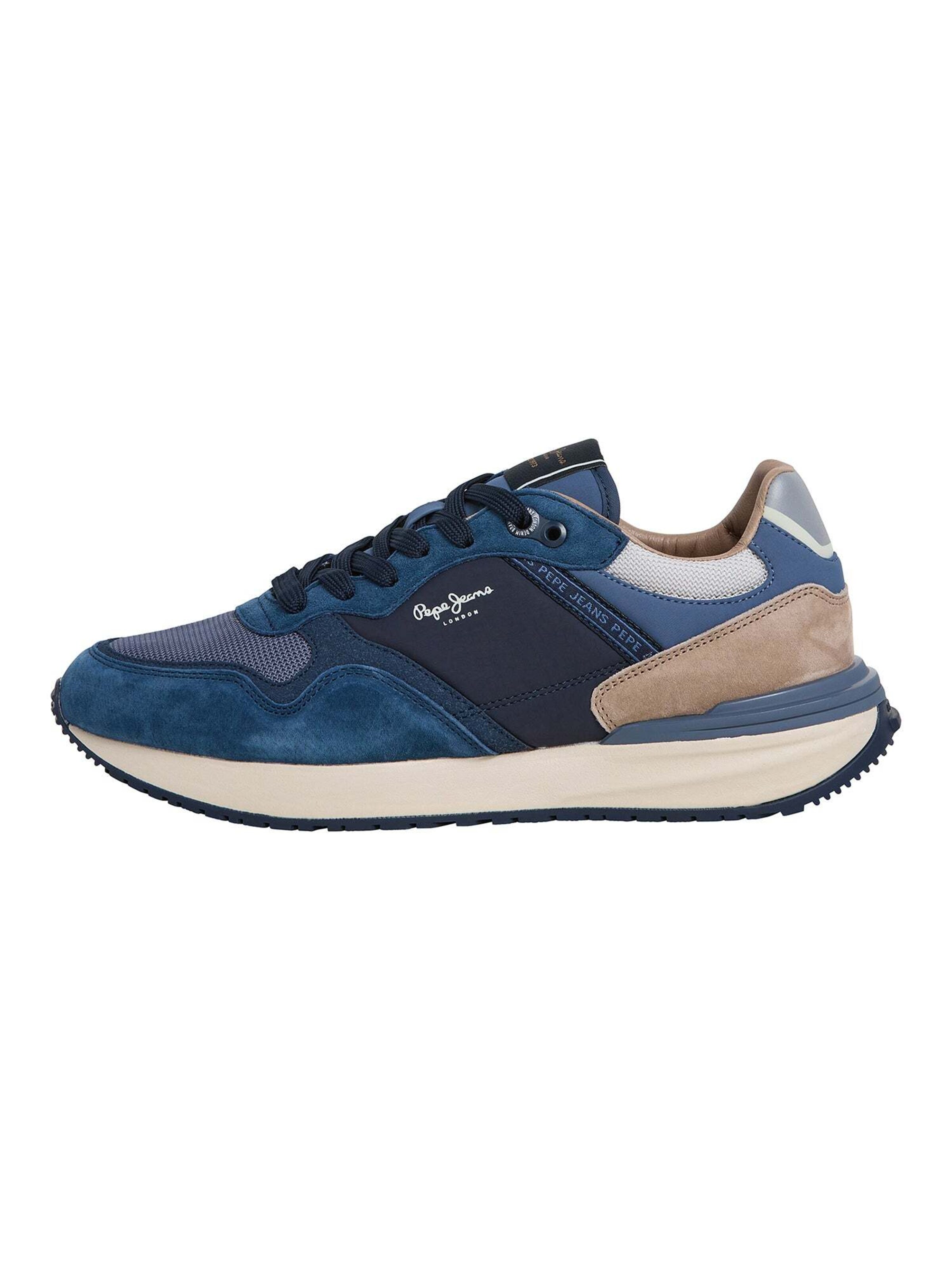 Sneaker bassa di Pepe Jeans in blu: frontale