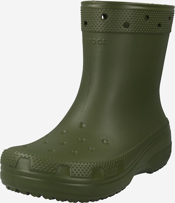 Crocs أحذية من المطاط بلون أخضر: الأمام