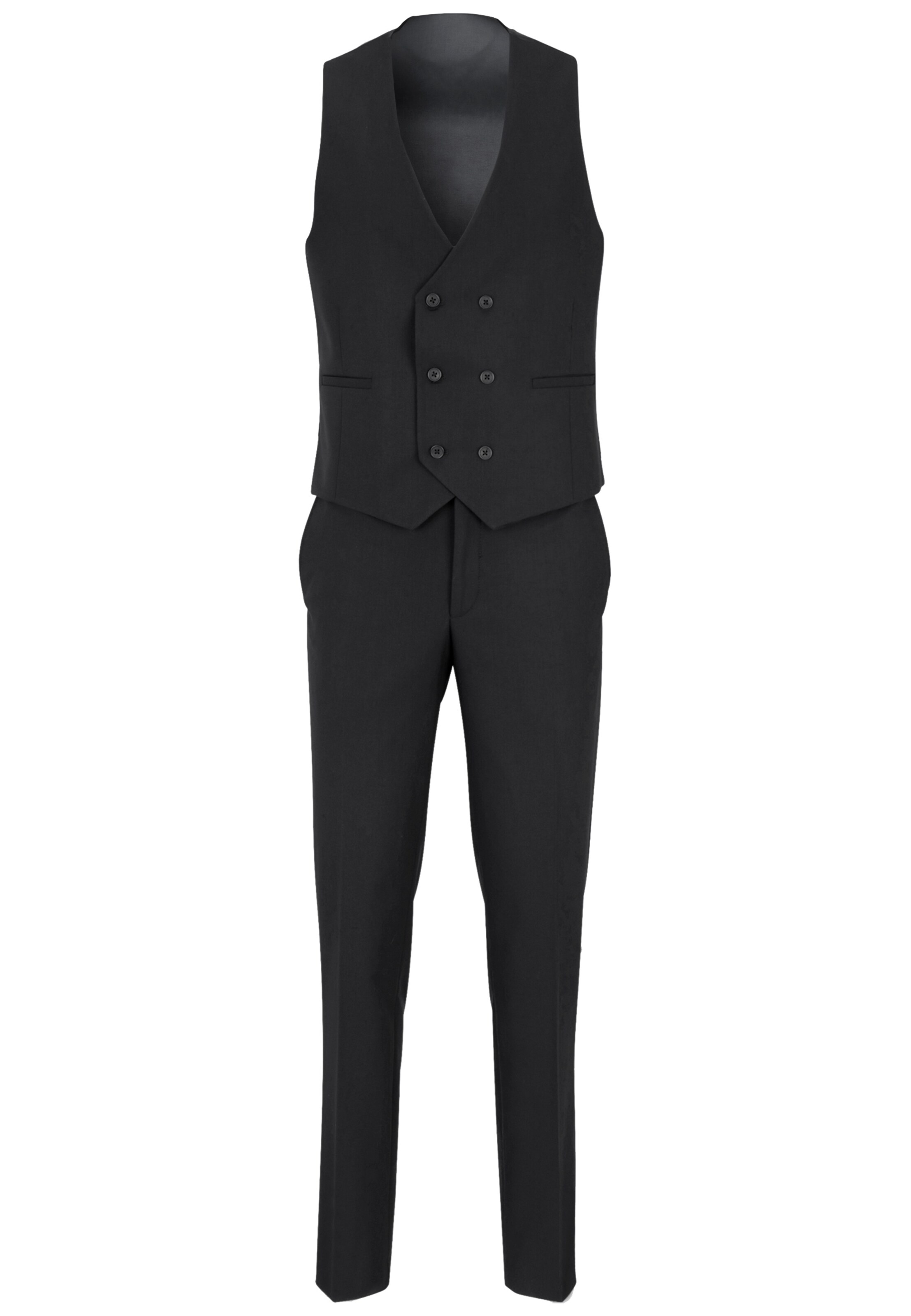 Coupe slim Costume Steffen Klein en noir