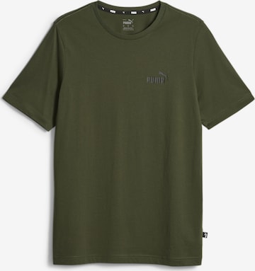 PUMA Performance Shirt 'Essentials' in Green: front