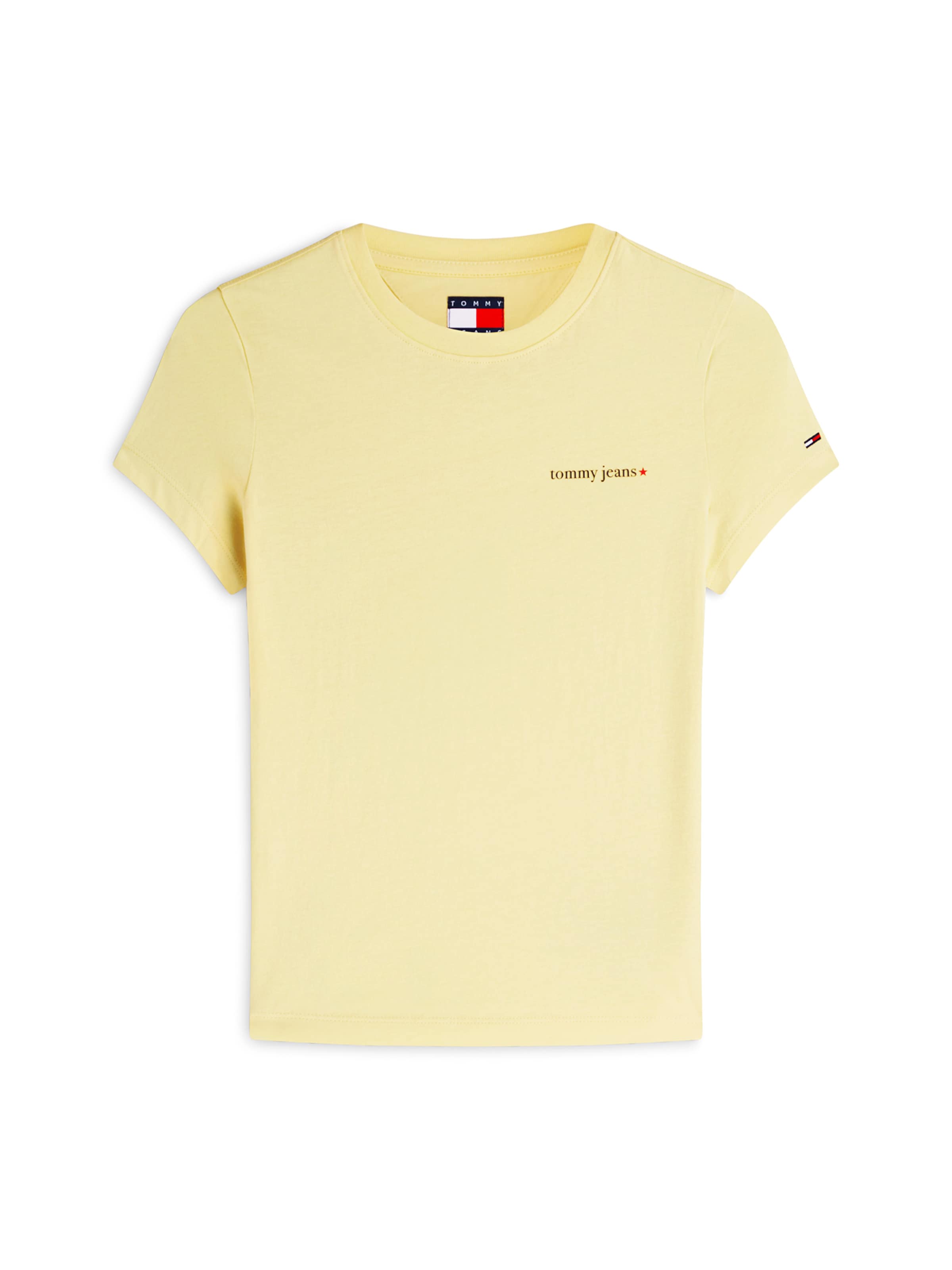 Tommy Jeans Shirts 'ESS' i gul: forside