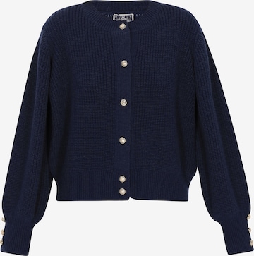 DreiMaster Maritim Oversized vest in Blauw: voorkant